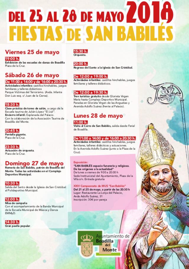 Fiestas de San Babilés 2018 Boadilla del Monte